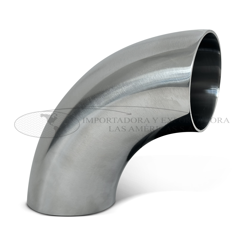 Codo 90° acero inoxidable din pulido id/od soldar