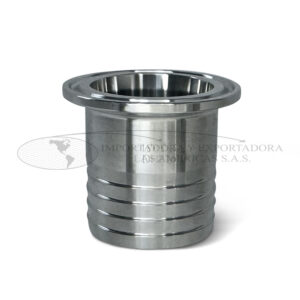 Adaptador acero inoxidable clamp x manguera