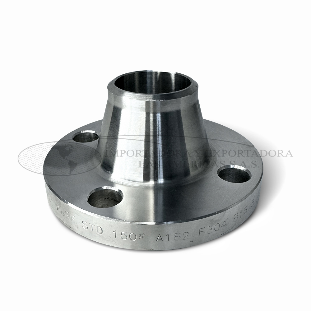 Brida con cuello acero inoxidable x 150 lb