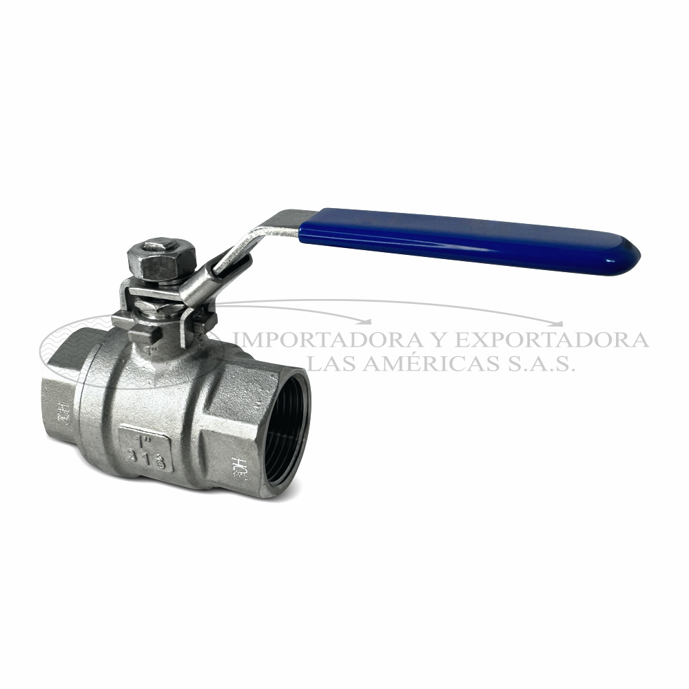 Valvula bola lisa acero inoxidable  npt